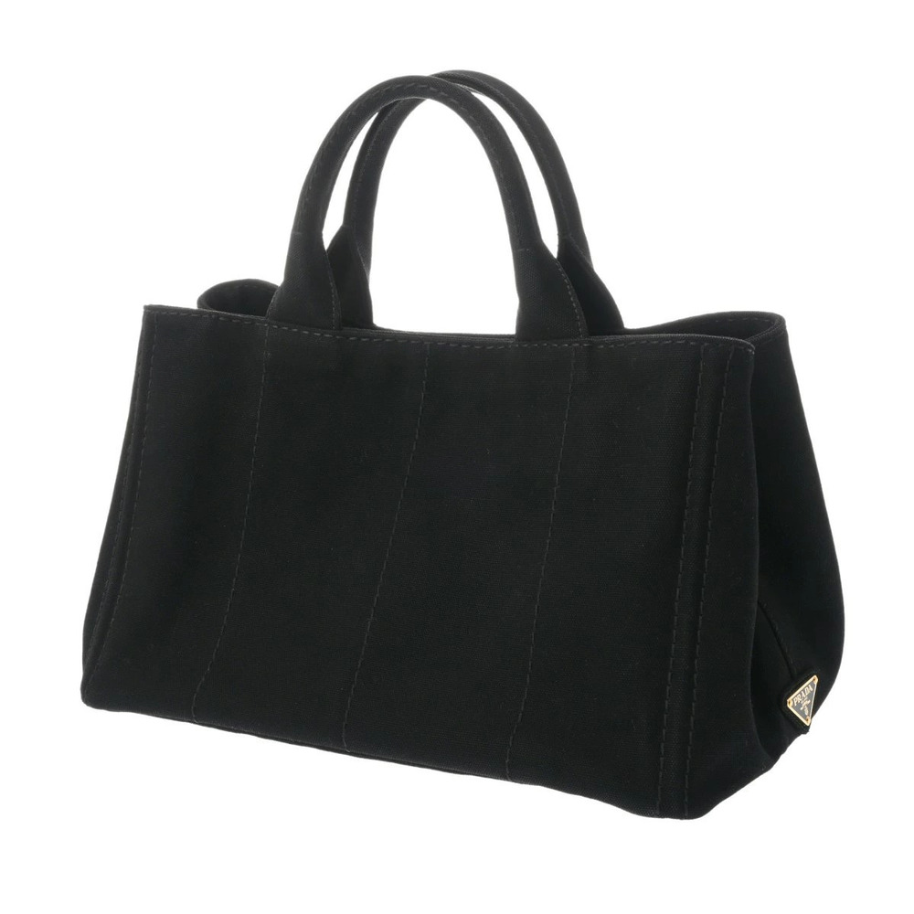 Prada Canapa Handbag Canvas Black